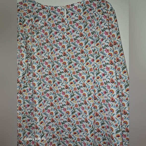 LOFT Multicolor Floral Blouse - Picture 6 of 8